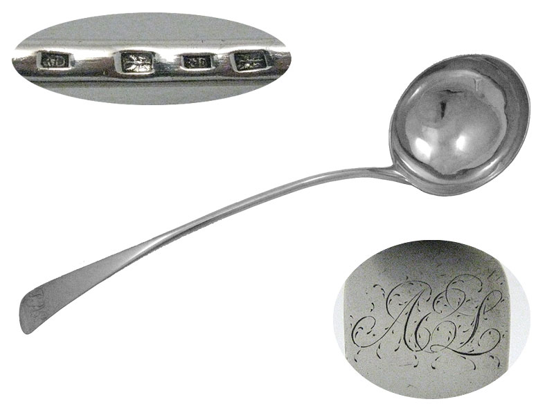 Georgian Silver Soup Ladle Perth 1785